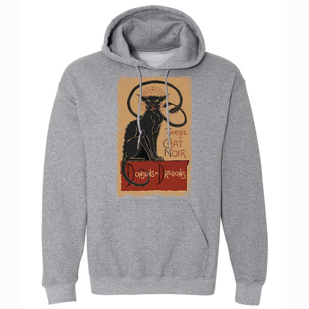 Tournee Du Chat Noir Classic Unisex Hoodie - Graphite Heather - 4