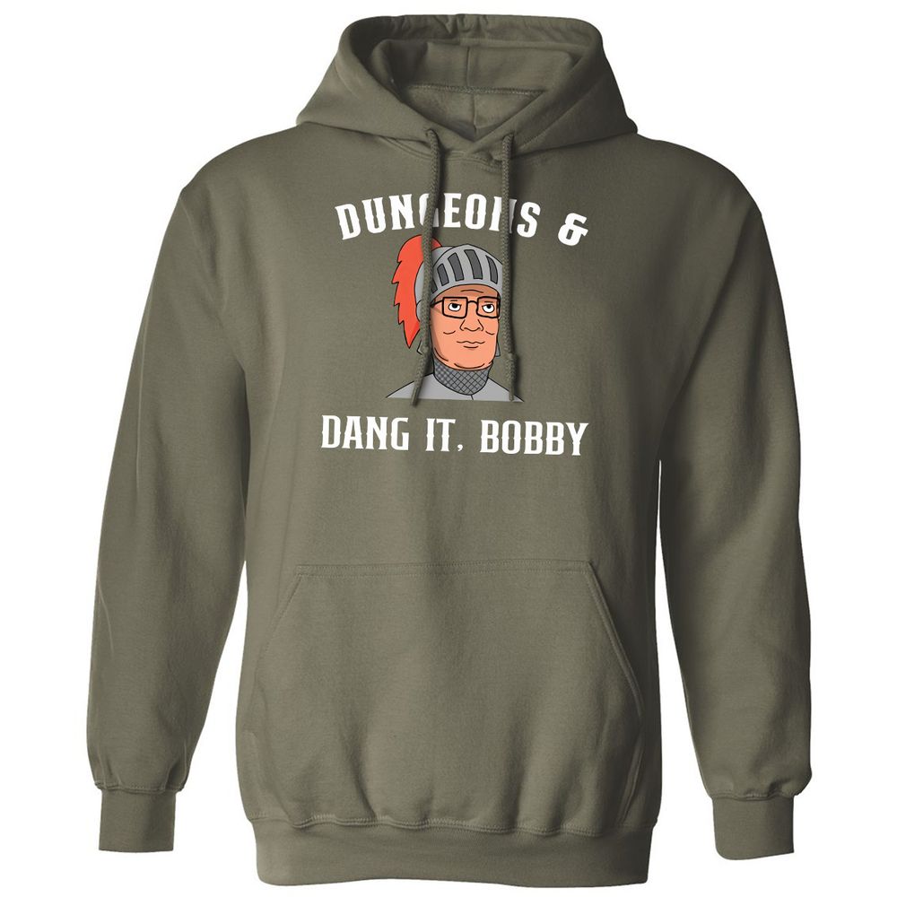 Dang It Bobby Classic Unisex Hoodie - Military Green - 4