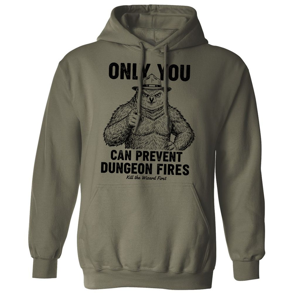 Only You Can Prevent Dungeon Fires - Military Green - 4