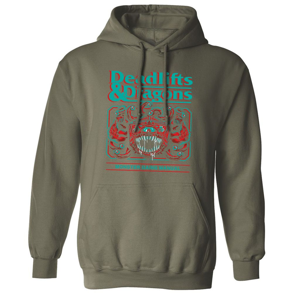 Deadlifts & Dragons Beholder - Military Green - 4