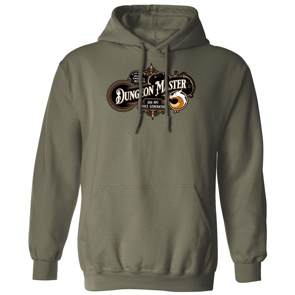 Dungeon Master Classic Unisex Hoodie - Military Green - 4