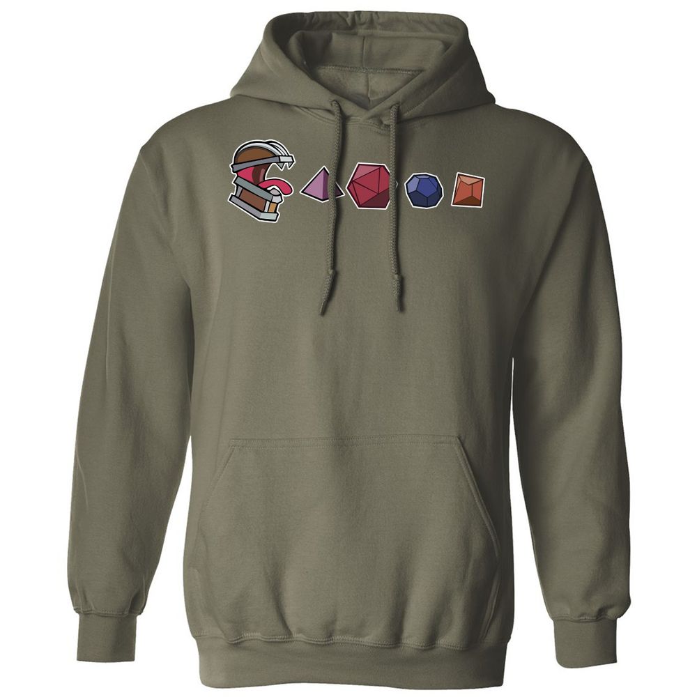Mimic And Dices Classic Unisex Hoodie - Military Green - 4