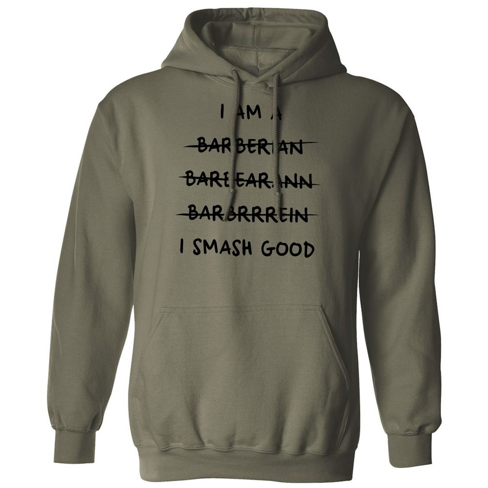 I Am A Barbarian Classic Unisex Hoodie - Military Green - 4