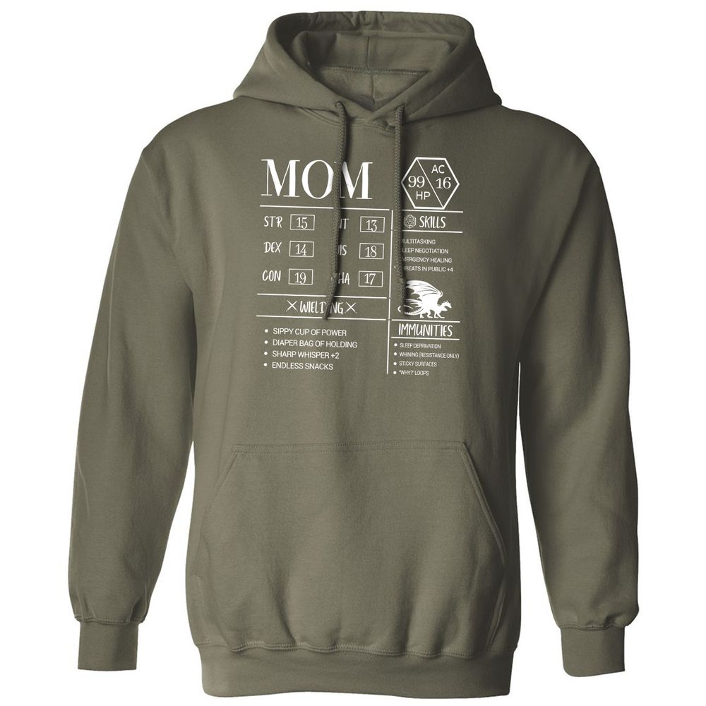 Mom New Classic Unisex Hoodie - Military Green - 4