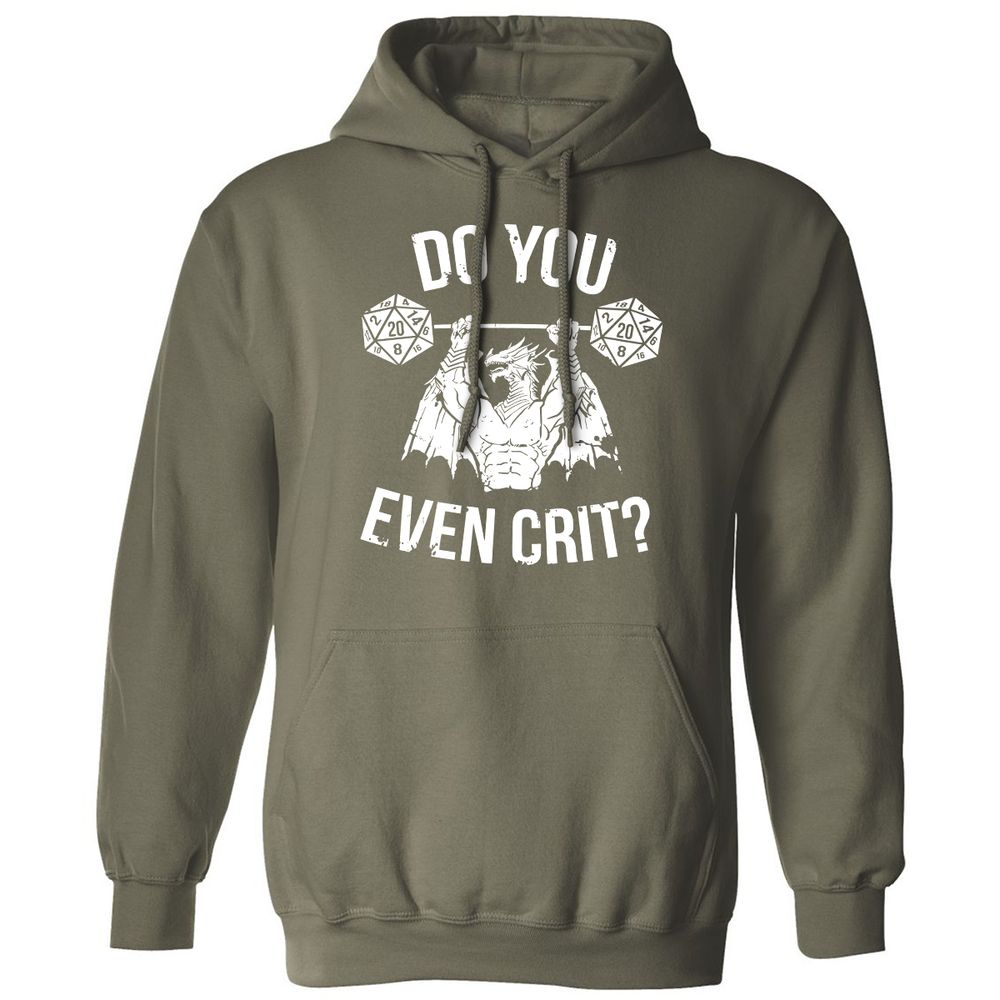 Do You Even Crit Classic Unisex Hoodie - Military Green - 4