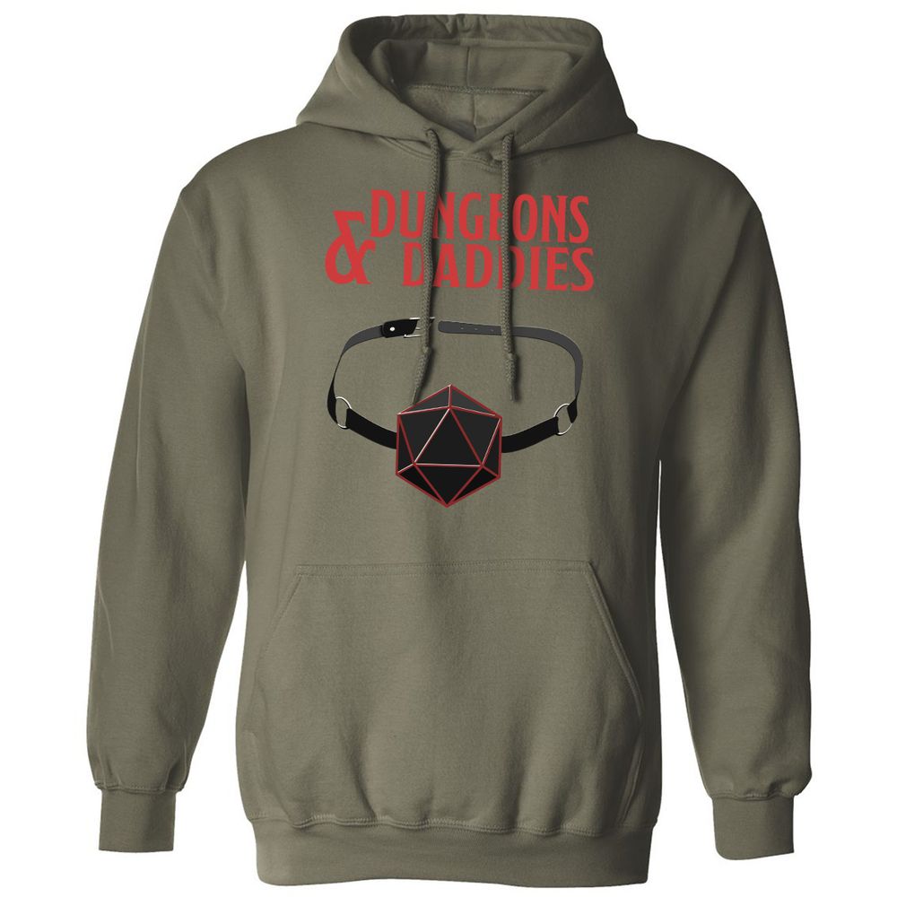 Dungeons And Daddies Classic Unisex Hoodie - Military Green - 4