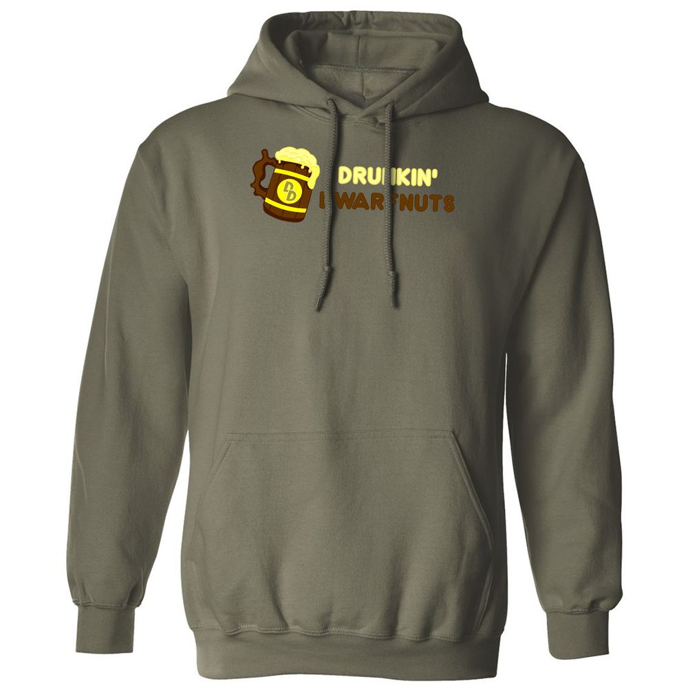 Drunkin' Dwartnuts Classic Unisex Hoodie - Military Green - 4