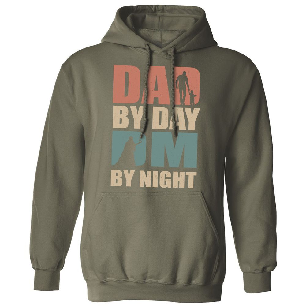 Dad By Day DM By Night - Military Green - 4