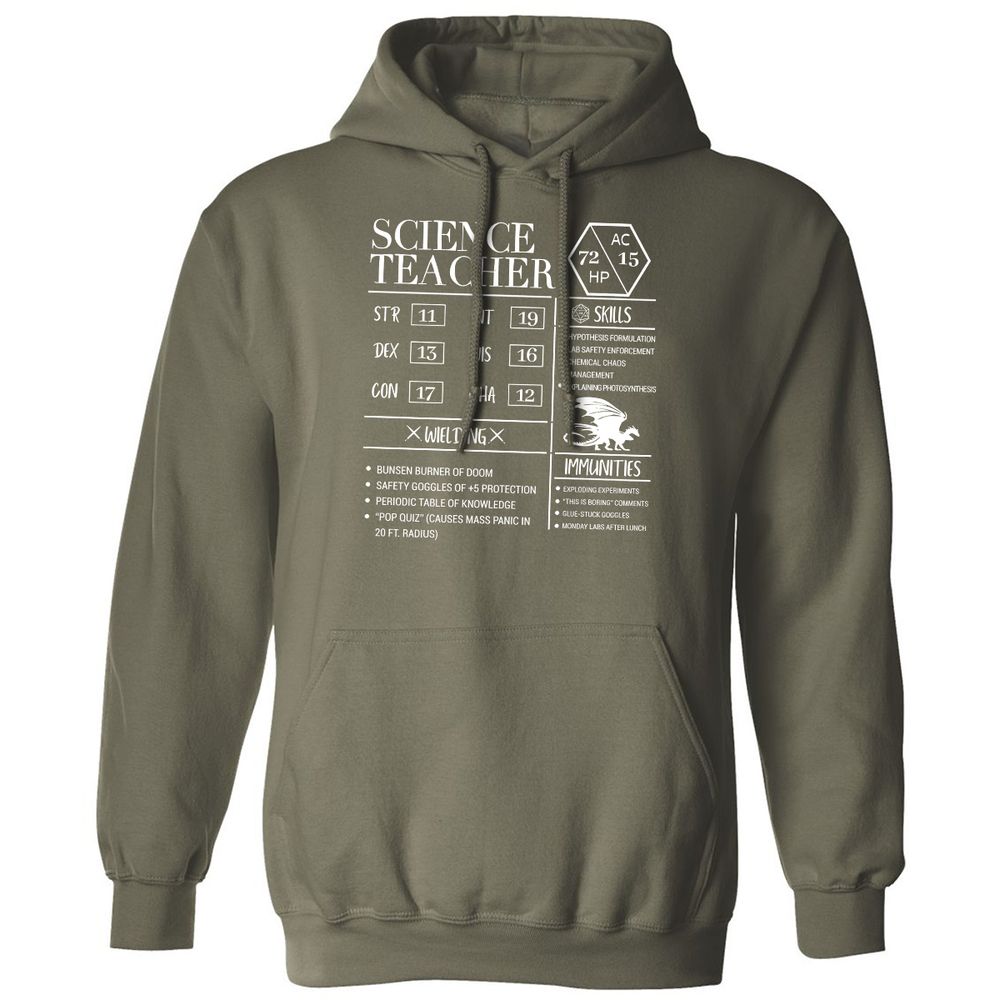 Science Teacher New Classic Unisex Hoodie - Military Green - 4