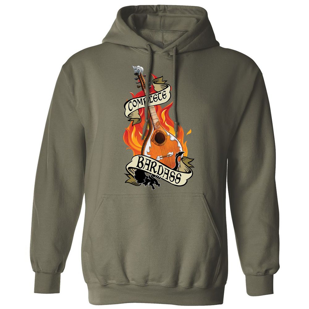 Complete Bardass Classic Unisex Hoodie - Military Green - 4