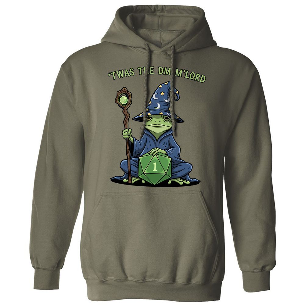 Twas the DM M’lord Classic Unisex Hoodie - Military Green - 4