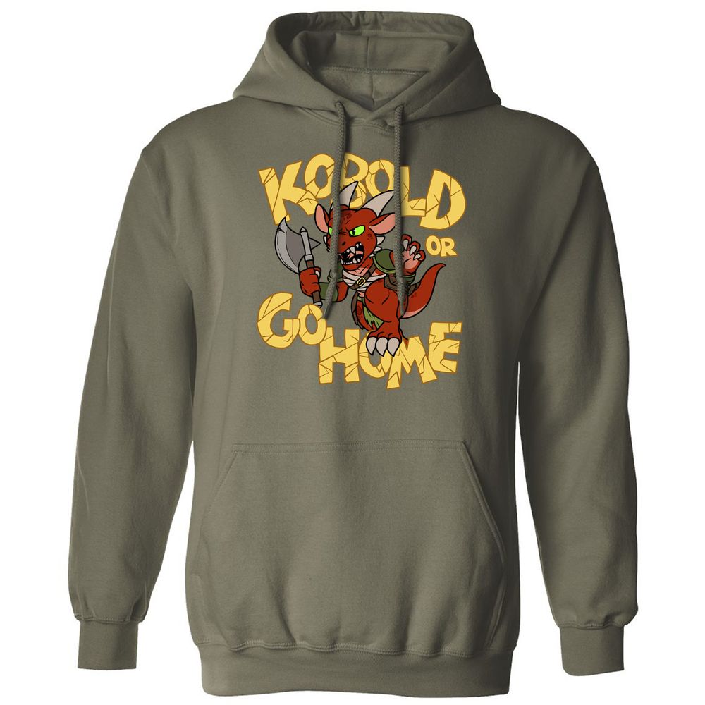Kobold Or Go Home Classic Unisex Hoodie - Military Green - 4