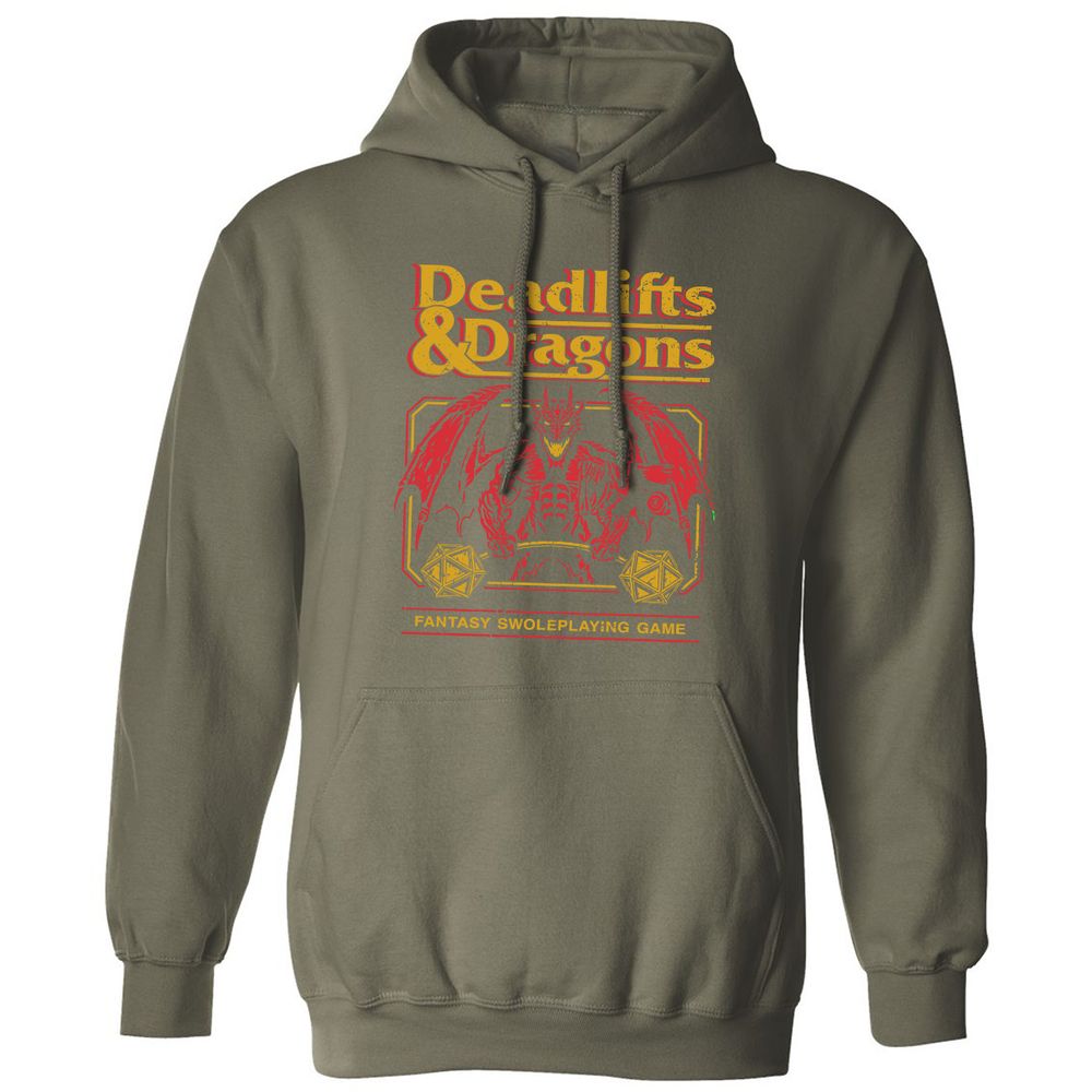 Deadlifts & Dragons - Military Green - 4