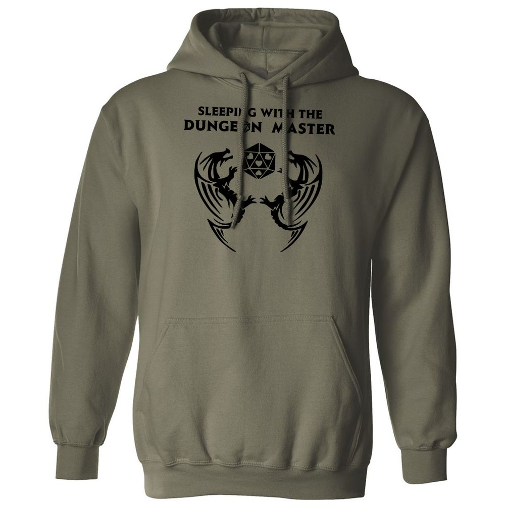 Sleeping With The DM Classic Unisex Hoodie - Military Green - 4