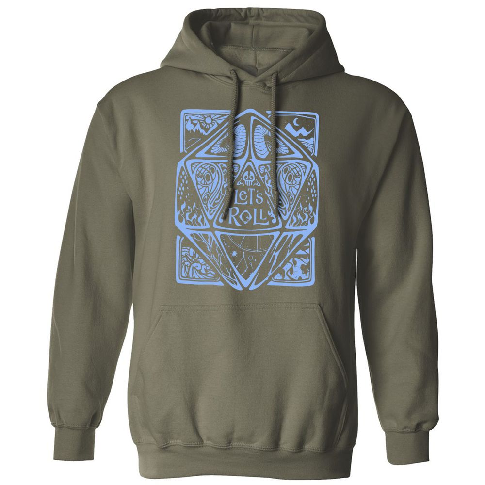 Let's Roll Classic Unisex Hoodie - Military Green - 4