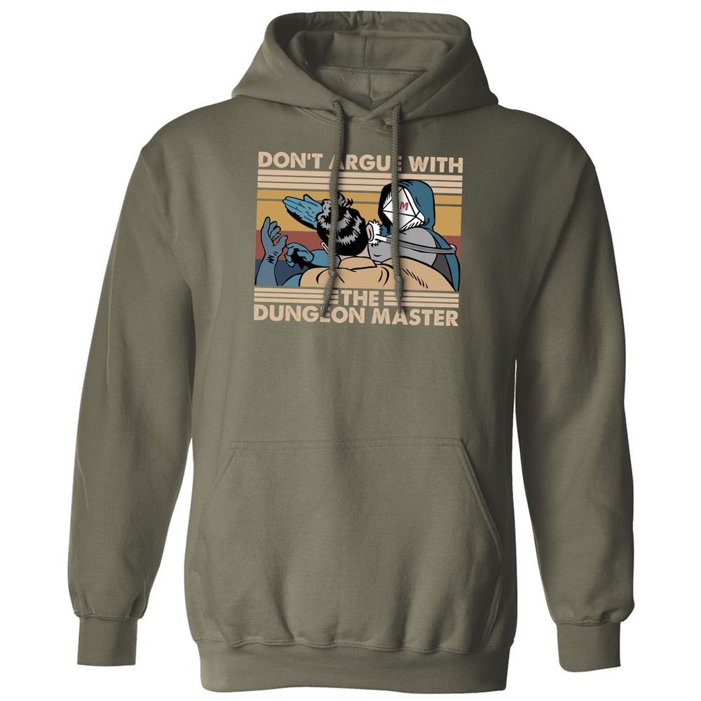 Don't Argue With The DM Classic Unisex Hoodie - Military Green - 4