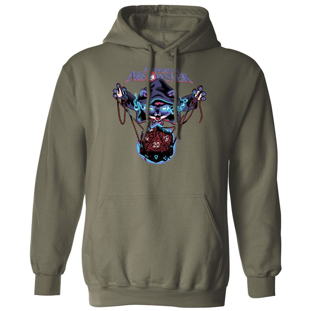 Dungeon Meowster Classic Unisex Hoodie - Military Green - 4