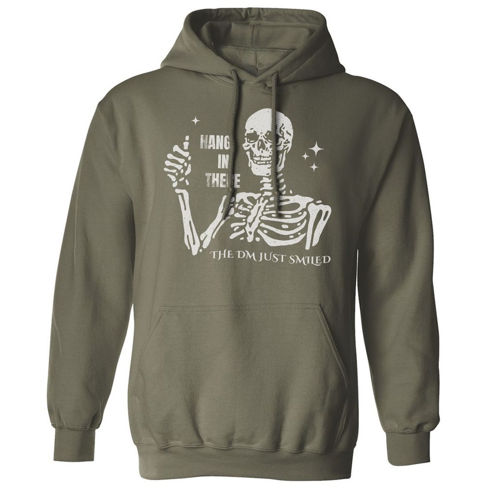 Hang In There – The DM Just Smiled Skeleton - Military Green - 4