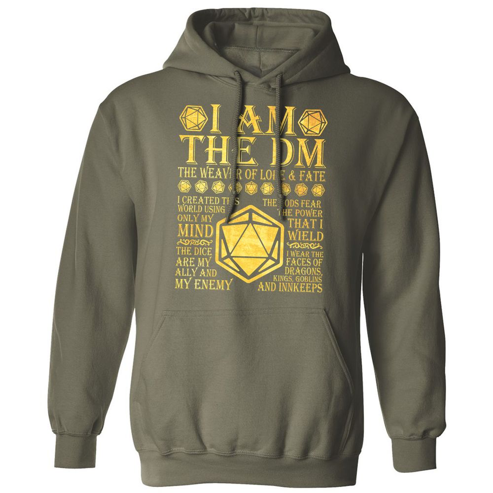 I Am The DM Classic Unisex Hoodie - Military Green - 4