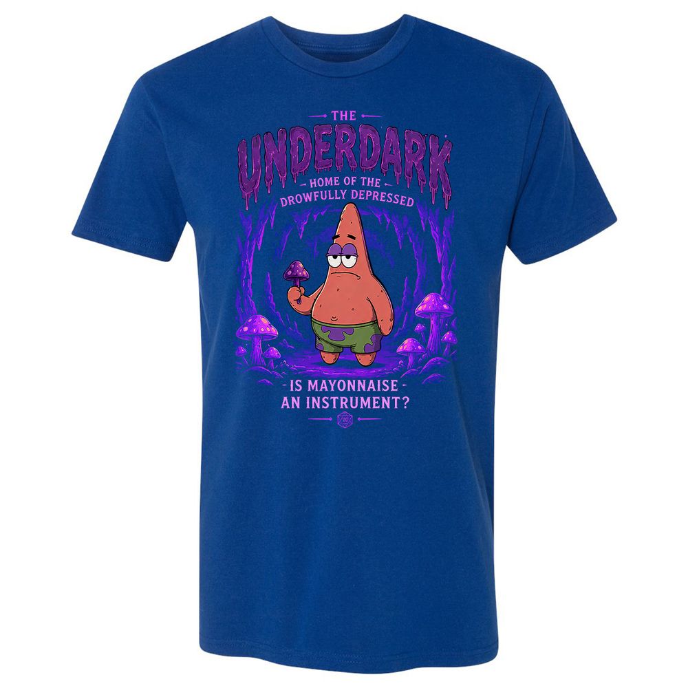 The Underdark Premium Unisex T-Shirt - Royal - 4
