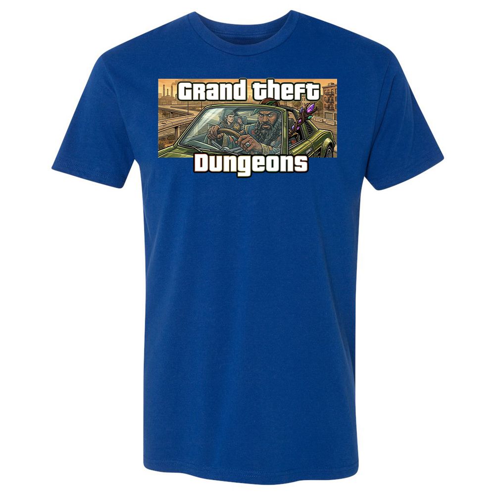 Grand Theft Dungeons Premium Unisex T-Shirt - Royal - 4