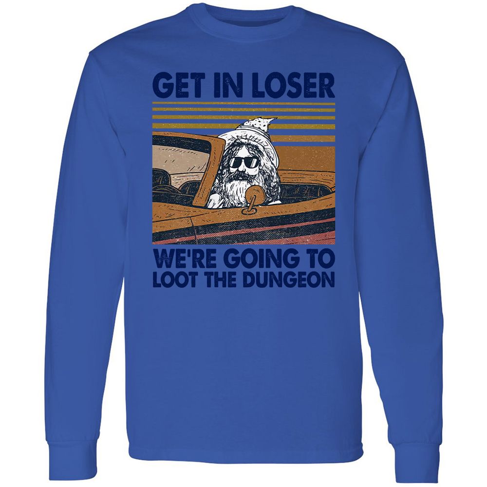 We're Going To Loot The Dragon Long Sleeve T-Shirt - Royal - 4
