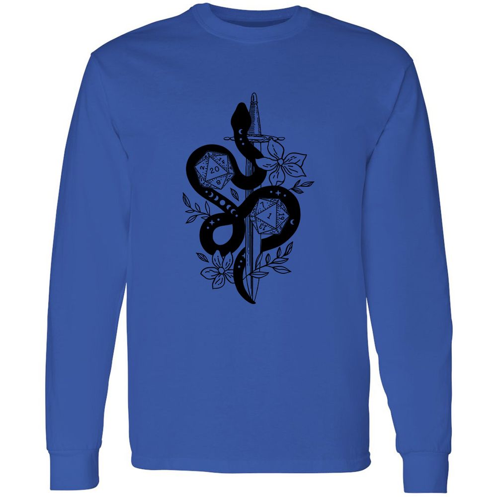 D20 Snake and Sword - Royal - 4