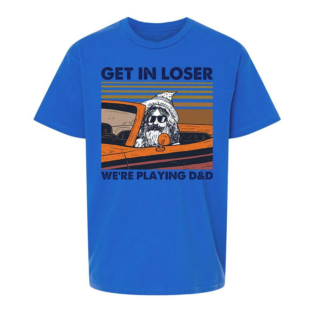 Get in Loser Kids T-Shirt - Royal - 4