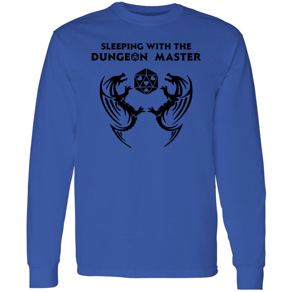 Sleeping With The DM Long Sleeve T-Shirt - Royal - 4