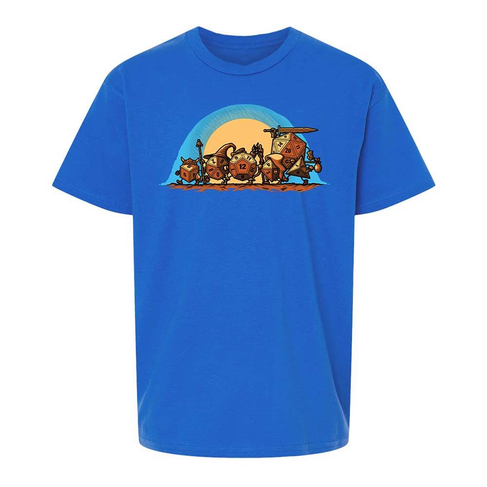 The Fellowship Of The Dice Kids T-Shirt - Royal - 4