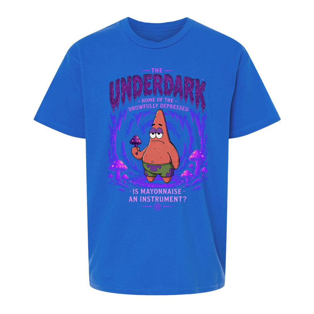 The Underdark Kids T-Shirt - Royal - 4
