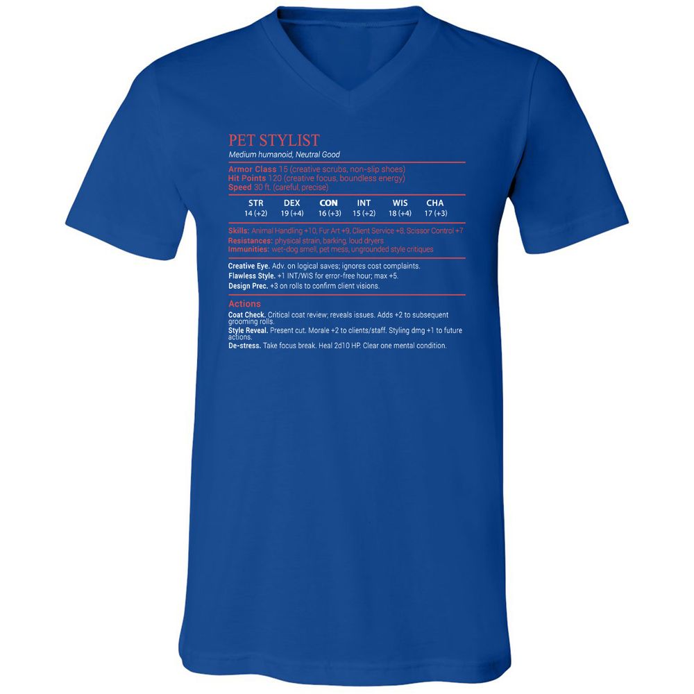 Pet Stylist Stats Block - True Royal - 4
