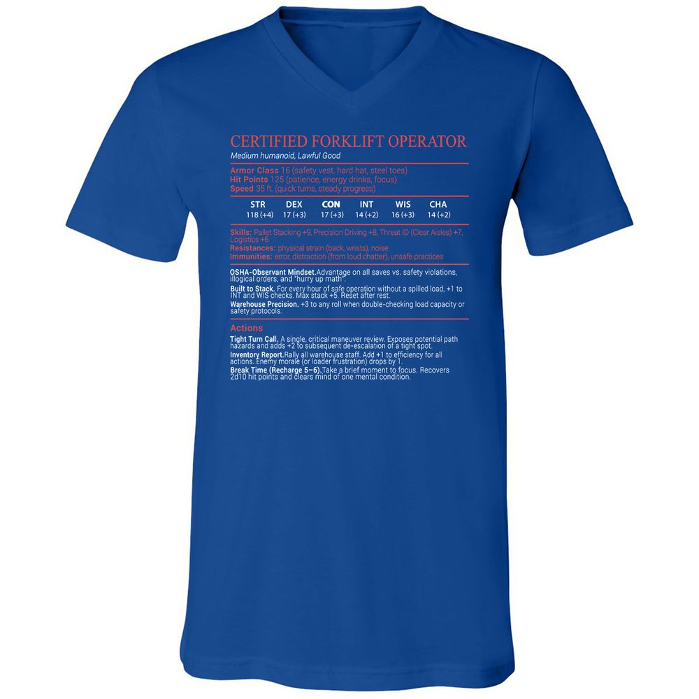 Certified Forklift Operator Stats Block - True Royal - 4