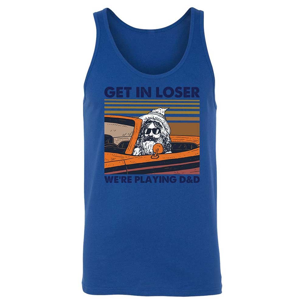 Get in Loser Unisex Jersey Tank - True Royal - 4