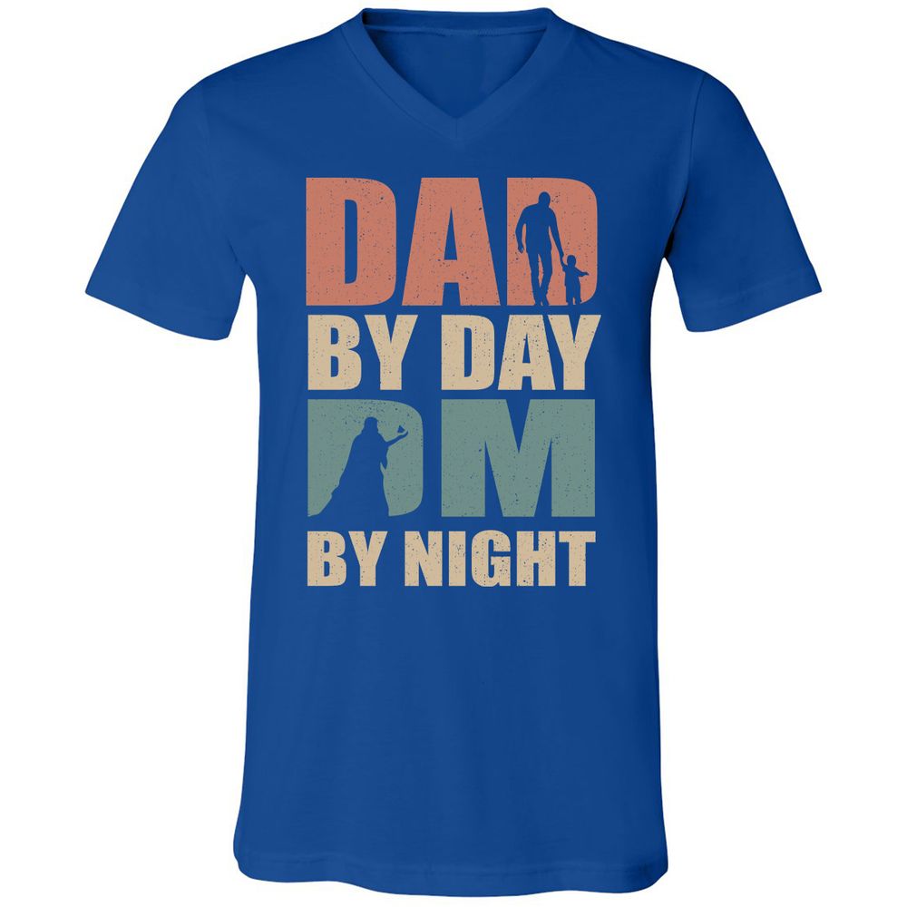 Dad By Day DM By Night - True Royal - 4
