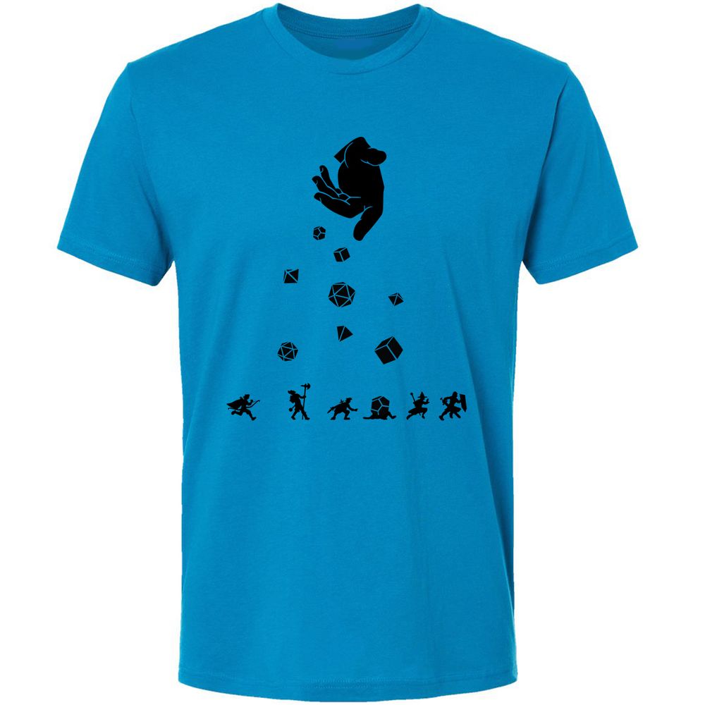 Rocks Fall, Everyone Dice Premium Unisex T-Shirt - Turquoise - 4