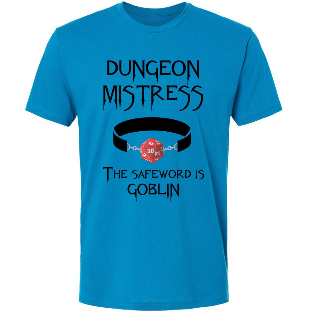 Dungeon Mistress Premium Unisex T-Shirt - Turquoise - 4