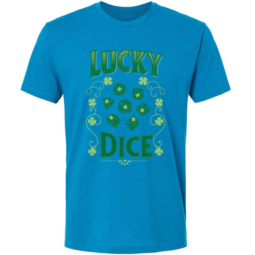 Lucky Dice Premium Unisex T-Shirt - Turquoise - 4