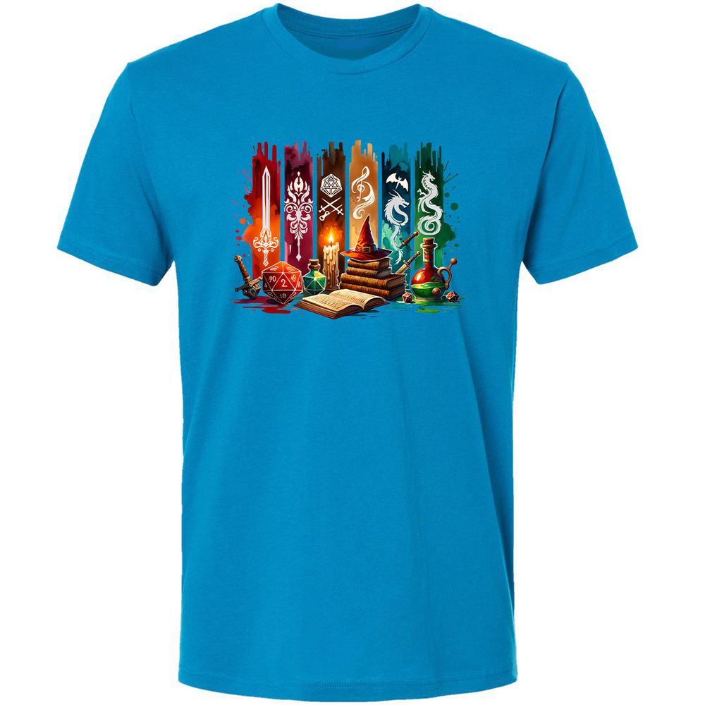 DnD Classes Premium Unisex T-Shirt - Turquoise - 4