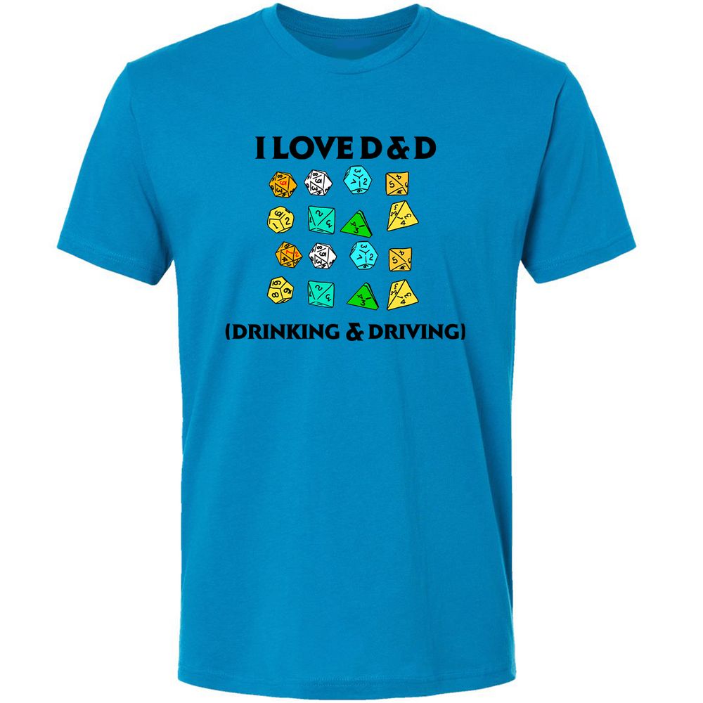 Drinking & Driving Premium Unisex T-Shirt - Turquoise - 4