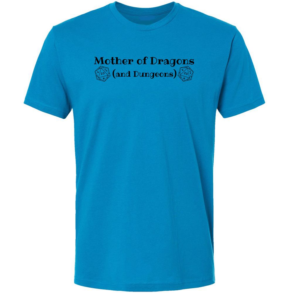 Mother Of Dragons Premium Unisex T-Shirt - Turquoise - 4