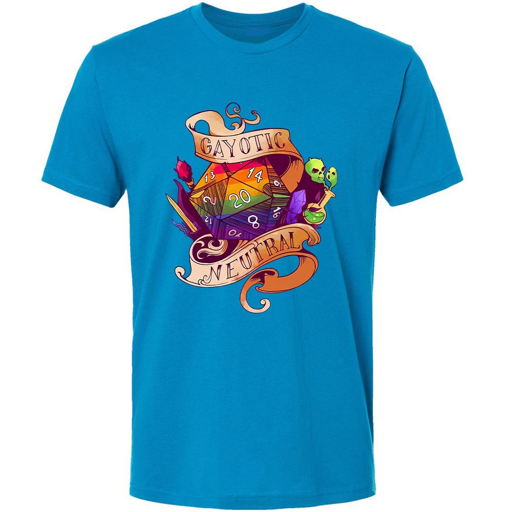 Gayotic Neutral Premium Unisex T-Shirt - Turquoise - 4