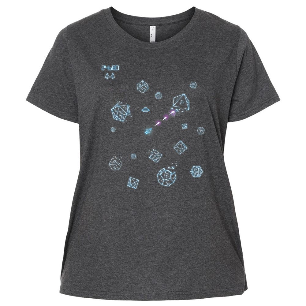 The Dices Game Ladies Curvy Jersey - Vintage Smoke - 4