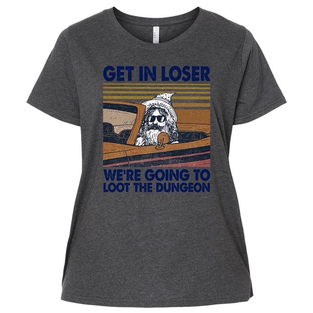 We're Going To Loot The Dragon Ladies Curvy Jersey - Vintage Smoke - 4