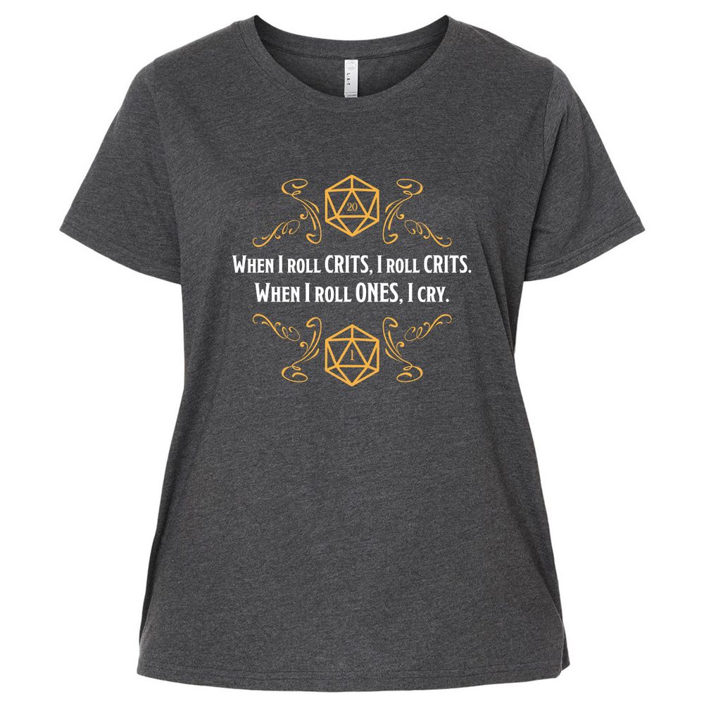 When I Roll Crits Ladies Curvy Jersey - Vintage Smoke - 4