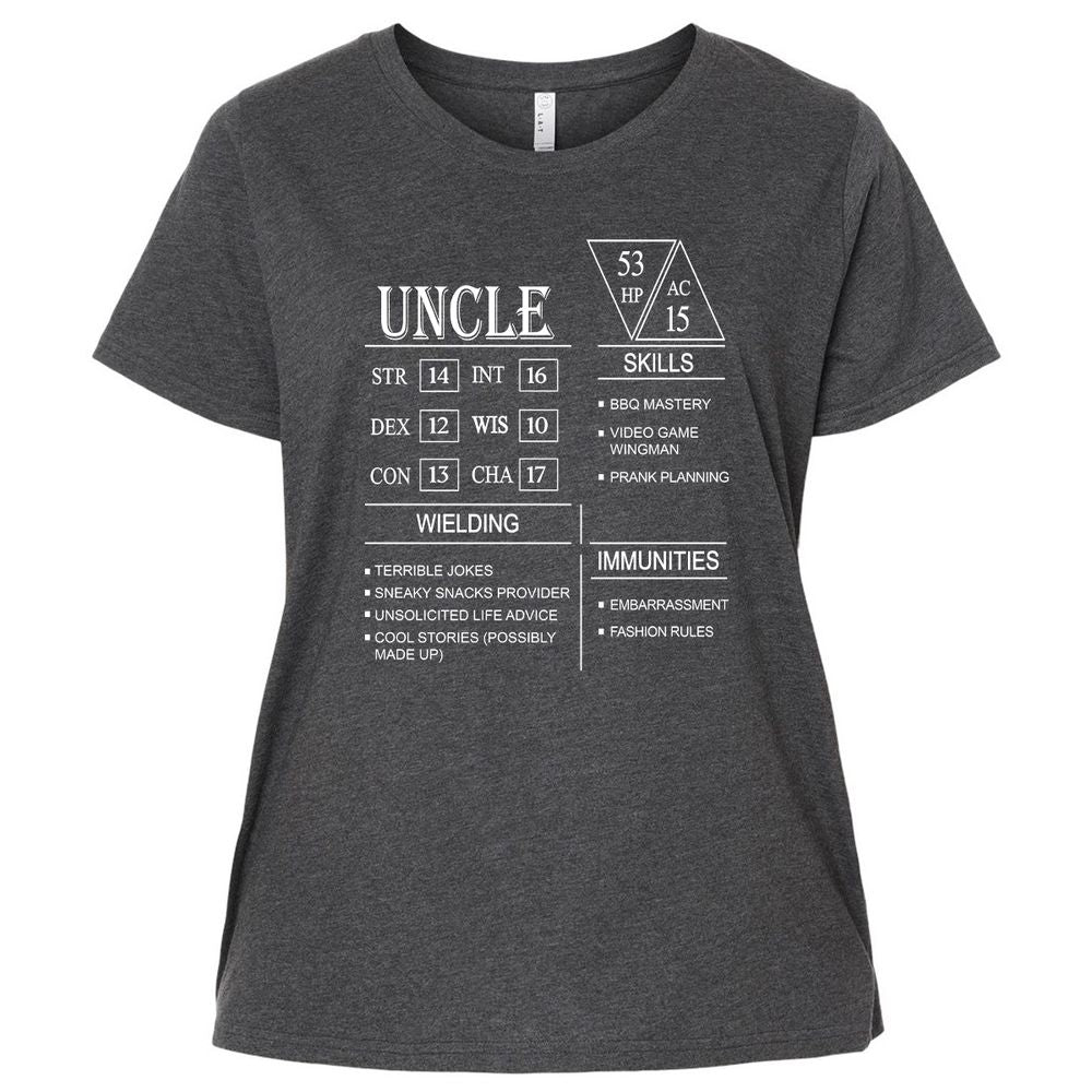 Uncle Stats Ladies Curvy Jersey - Vintage Smoke - 4