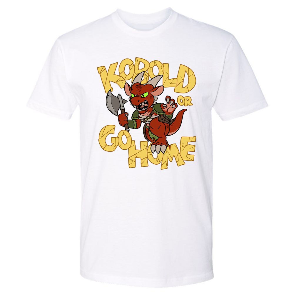 Kobold Or Go Home Premium Unisex T-Shirt - White - 4