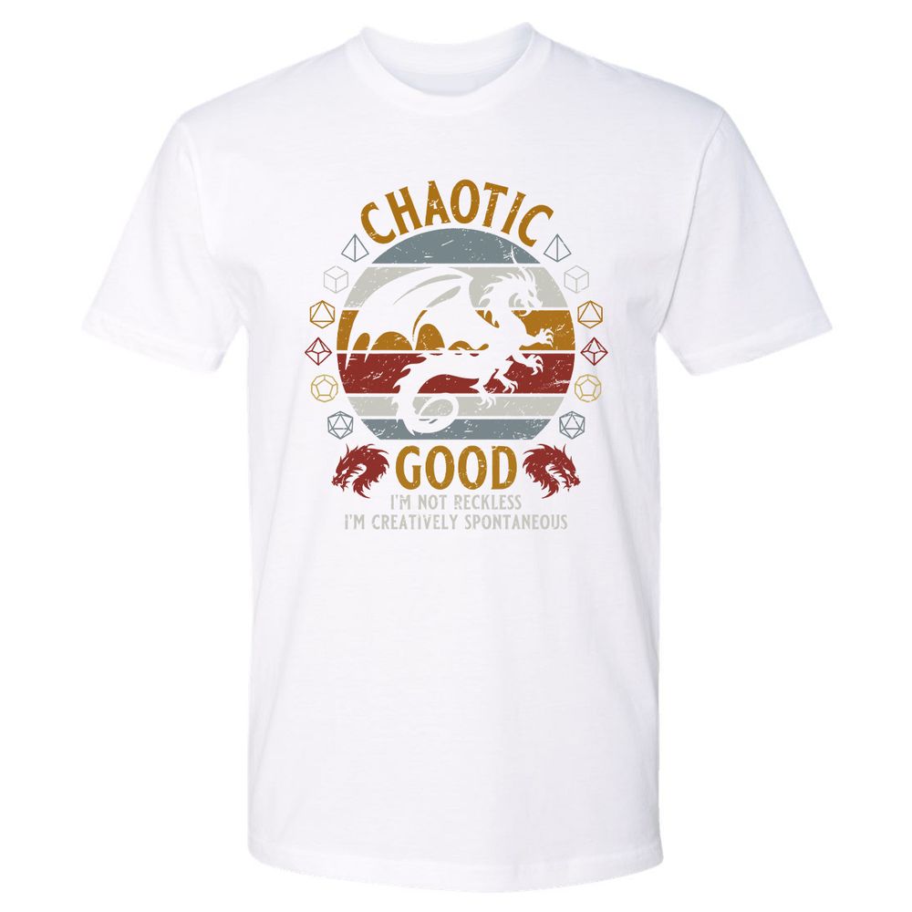 Chaotic Good Premium Unisex T-Shirt - White - 4