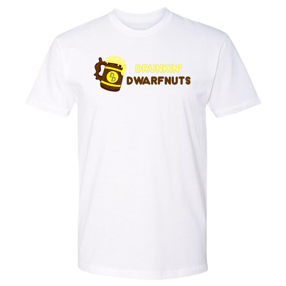 Drunkin' Dwartnuts Premium Unisex T-Shirt - White - 4