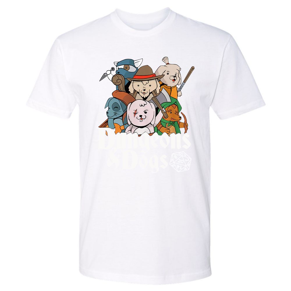 Dungeons & Dogs Premium Unisex T-Shirt - White - 4